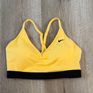 Nike Women's Vibrant Yellow Sports Bra